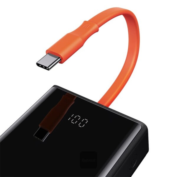 پاوربانک بیسوس مدل Baseus Elf Digital Display Fast Charging Power Bank 20000mAh 65W