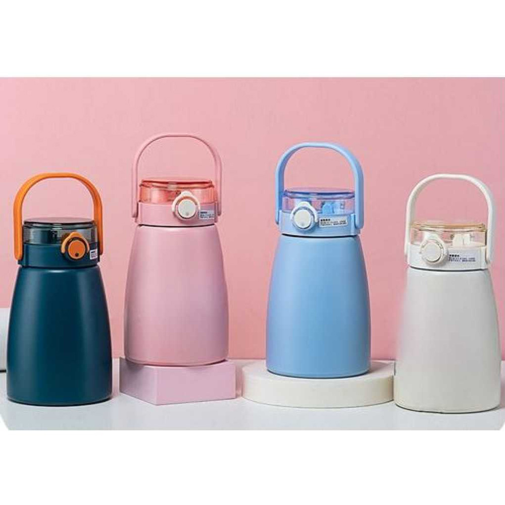 Layer 3 فلاسک آب گرم و سرد مسافرتی 1300 لیتر Double Wall Vacuum Insulated Water Bottle Pot Belly Travel Thermos Flask For Hot & Cold Drinks