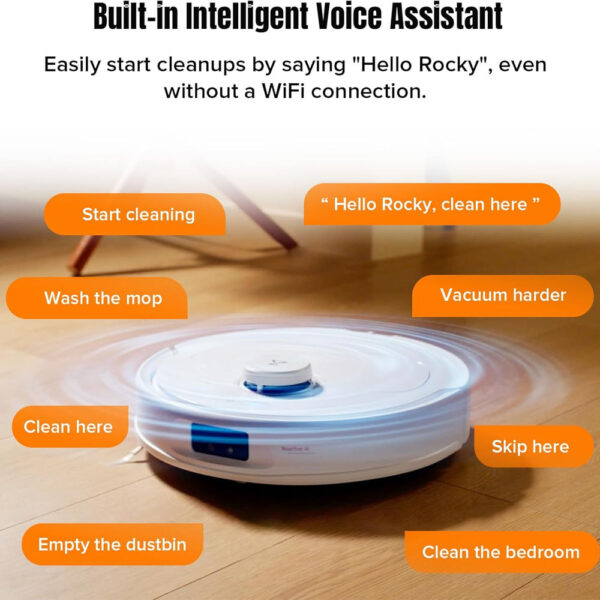جارو رباتیک شیائومی مدل roborock Qrevo MaxV Robot Vacuum and Mop