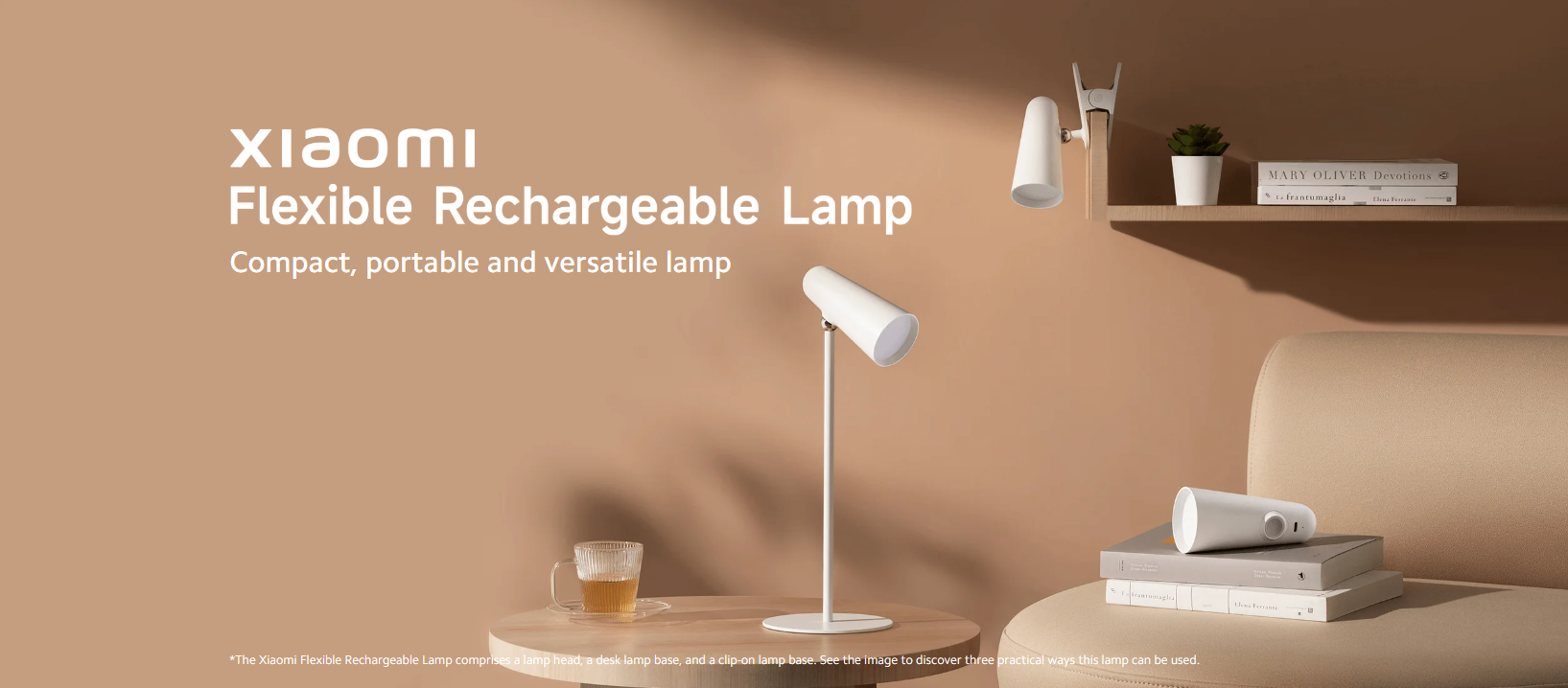 چراغ مطالعه شارژی شیائومی Xiaomi Flexible Rechargeable Lamp MJTD05YL