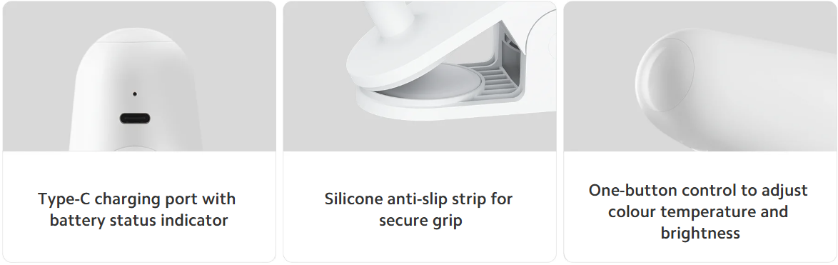 چراغ مطالعه شارژی شیائومی Xiaomi Flexible Rechargeable Lamp MJTD05YL