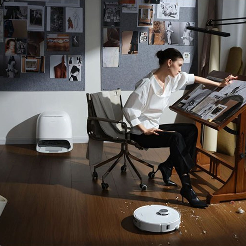 جارو رباتیک Roborock Qrevo Curv شیائومی