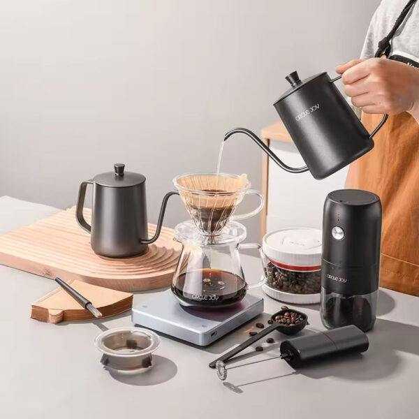 قهوه ساز دستی و آسیاب قهوه YOUPIN Circle Joy Manual Coffee Maker Set Coffee Grinder CJ-CFS01