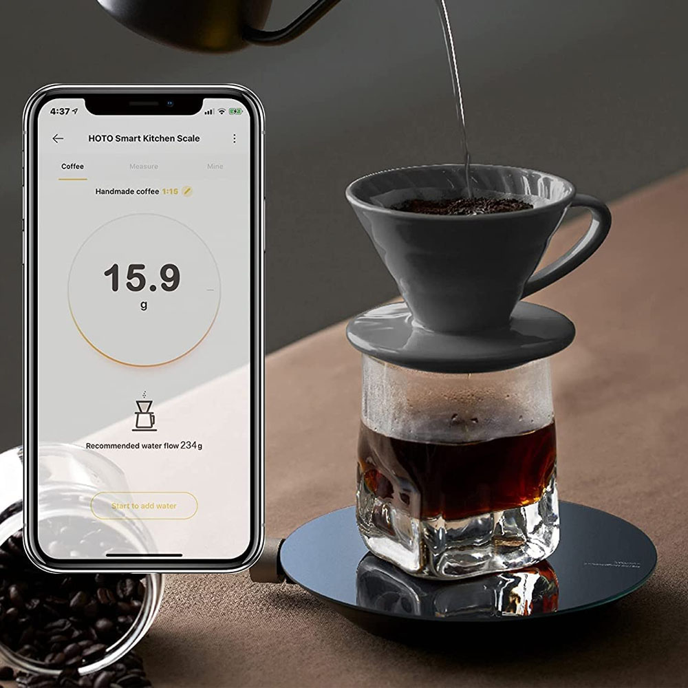Layer 2 ترازو هوشمند و دیجیتال آشپزخانه HOTO مدل HOTO Smart Kitchen Scale