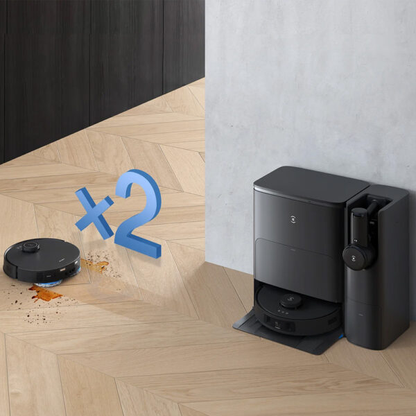 جاروبرقی رباتیک اکووکس مدل T30s Combo