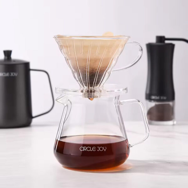 قهوه ساز دستی و آسیاب قهوه YOUPIN Circle Joy Manual Coffee Maker Set Coffee Grinder CJ-CFS01