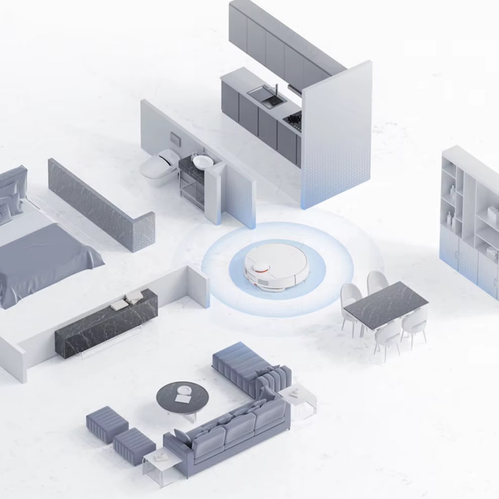 جاروبرقی رباتی هوشمند شیائومی مدل XIAOMI MIJIA Robot Vacuum-Mop 3C B106CN