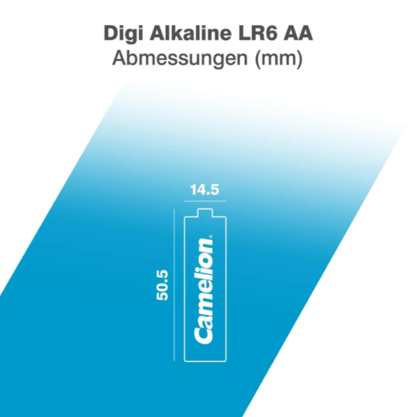 باتری کملیون آلکالاین CAMELION Digi Alkaline LR6-HP12DG AA