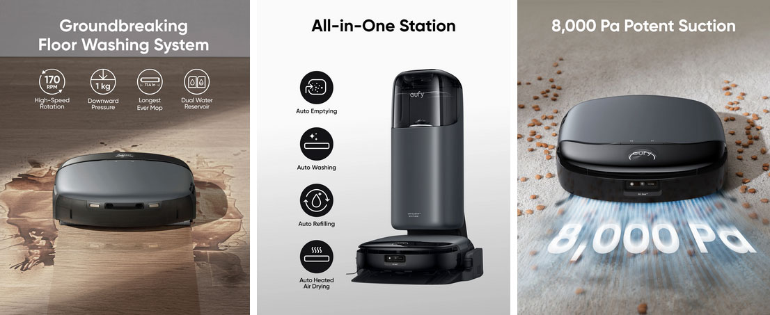 جاروبرقی رباتیک Eufy Omni S1