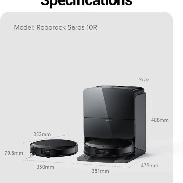 جارو رباتیک روبوراک مدل Roborock Saros 10R