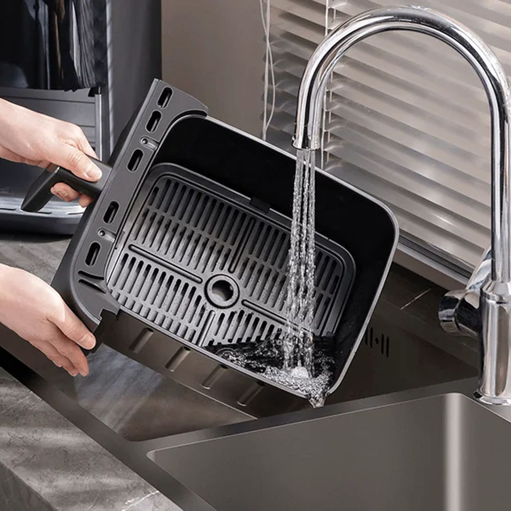 سرخکن بدون روغن دو محفظه شیائومی مدل Xiaomi MAF-D1001 Dual Zone Air Fryer 10L 19 هواپز بدون روغن چند منظوره شیائومی مدل Xiaomi Dual Zone Air Fryer 10L