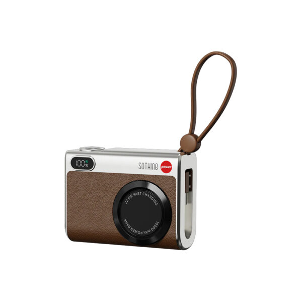 پاور بانک طرح دوربین کلاسیک Sothing Power Bank Mini Camera 10000mAh