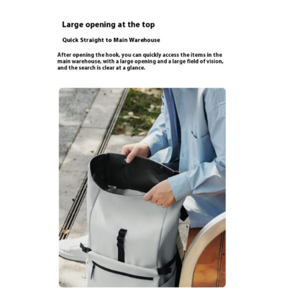 کوله پشتی شیائومی مدل Mijia Rolled Edge Casual Backpack 23L