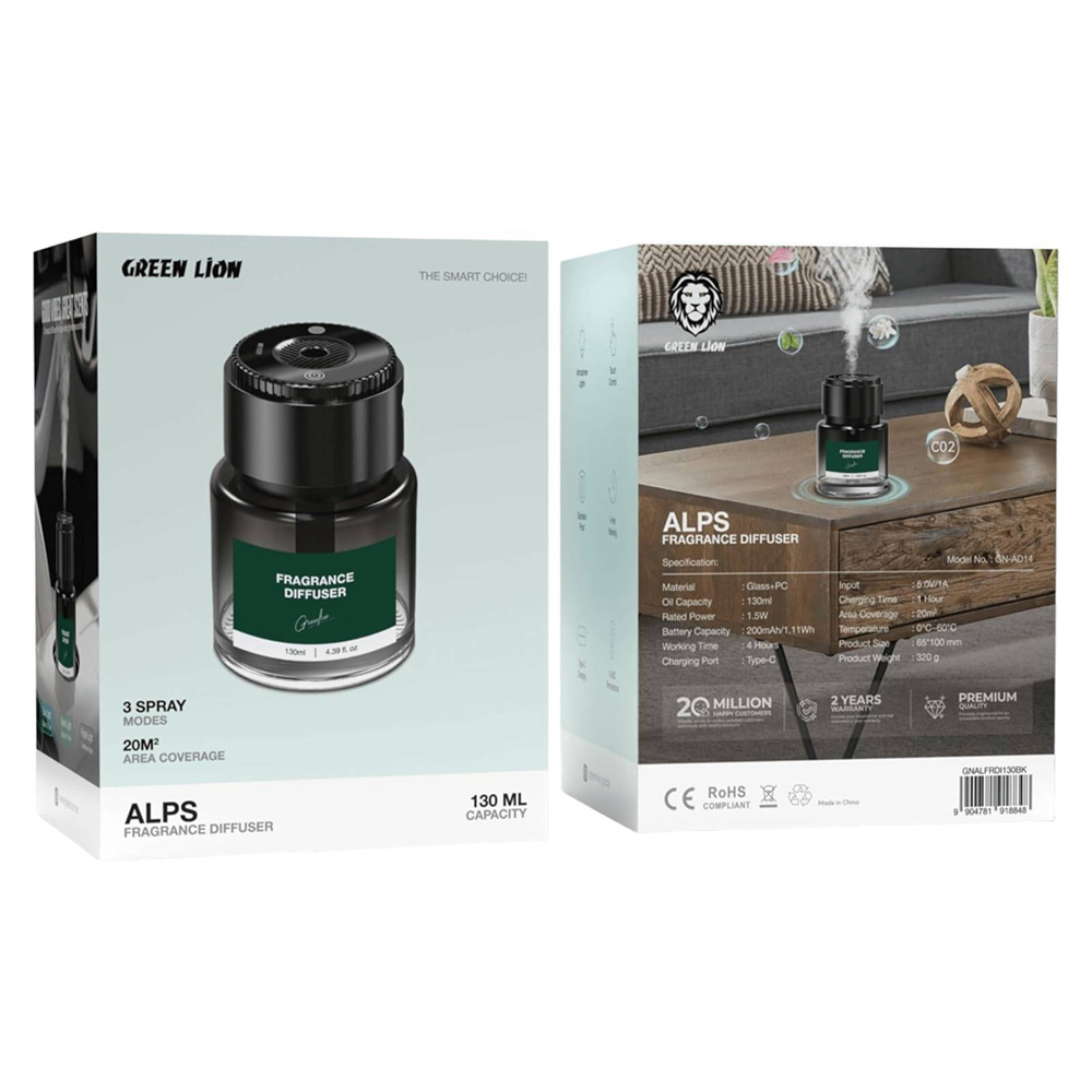 معرفی خوشبو کننده هوا گرین لاین مدل fragrance air diffuser