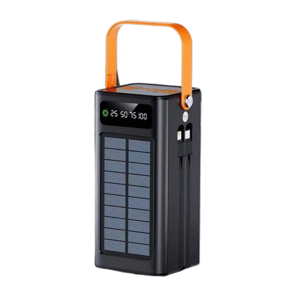 پاور بانک خورشیدی 50000 میلی‌آمپرساعت با شارژ سریع 120 وات Solar Power Bank 50000mAh 120W Fast Charging