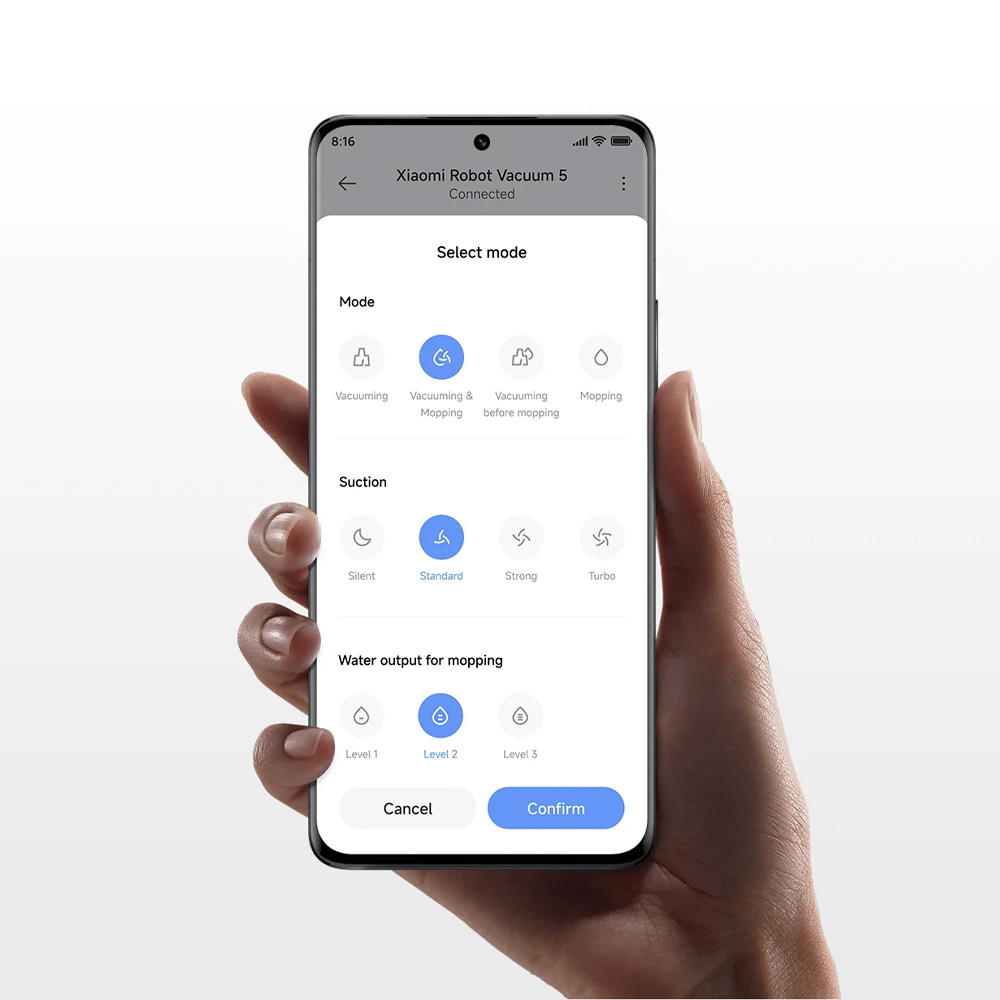 Layer 10 معرفی جارورباتیک شیائومی مدل Xiaomi Robot Vacuum 5