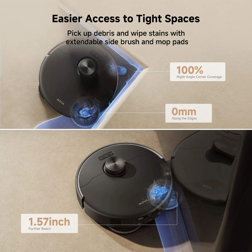 Layer 13 معرفی جارو رباتیک مووا مدل Mova P50 Pro Ultra Robot Vacuum