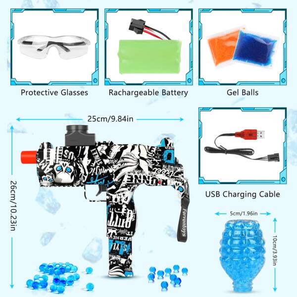 71ZXoeegvsL._AC_SL1500_-600×600 تفنگ تیر ژله ایی مدل UZI Jelly Bullet Water Gun