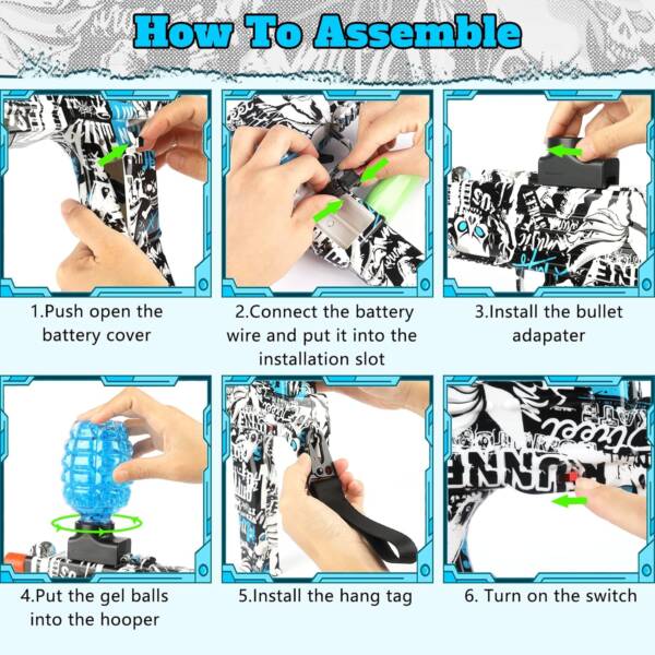 81WTGrCErWL._AC_SL1500_-600×600 تفنگ تیر ژله ایی مدل UZI Jelly Bullet Water Gun