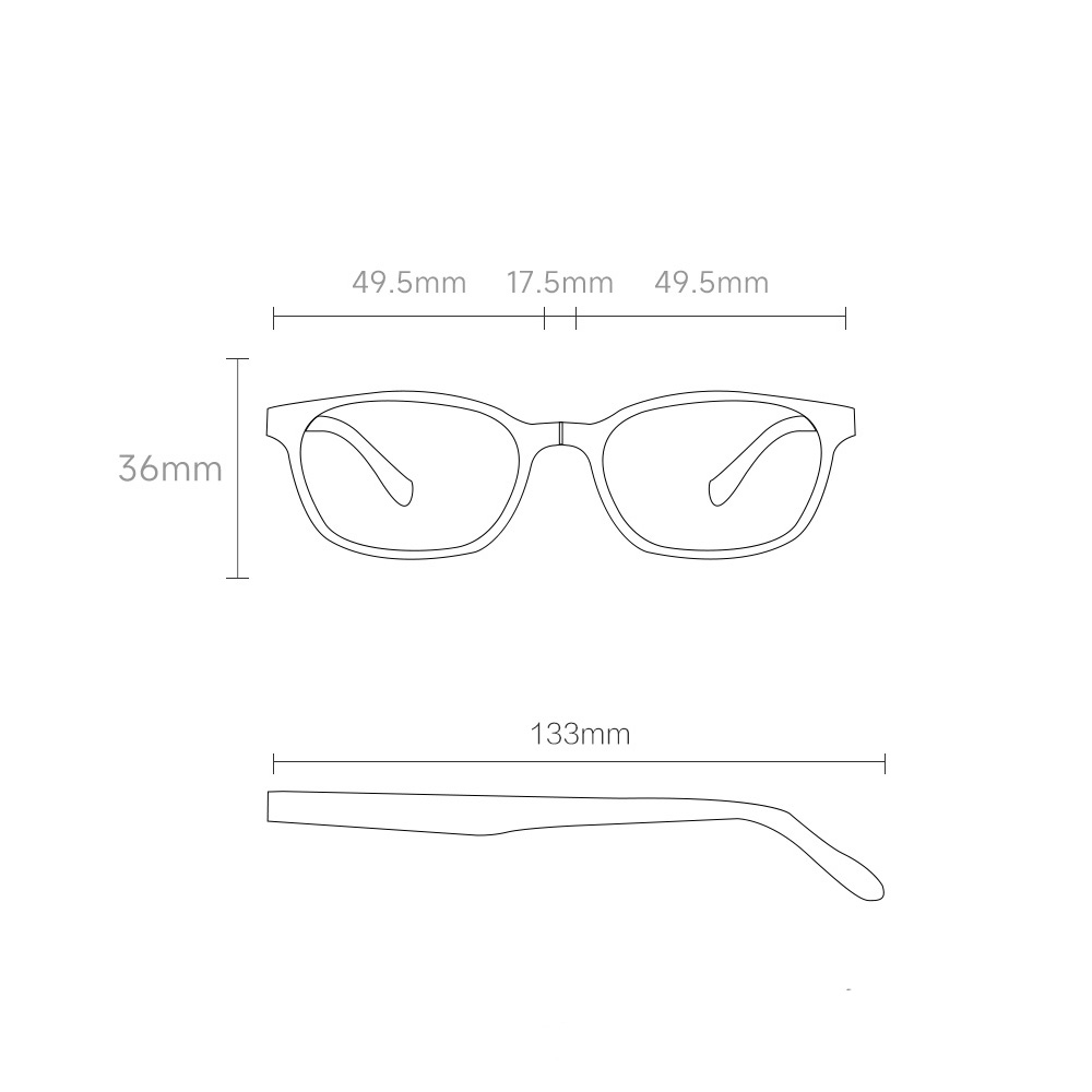 Layer 13 عینک محافظ شیائومی مدل Mi Computer Glasses FTR039