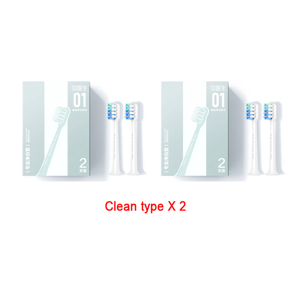 معرفی سری یدک مسواک برقی 2عددی شیائومی مدل DR.BEI Toothbrush Heads RG01