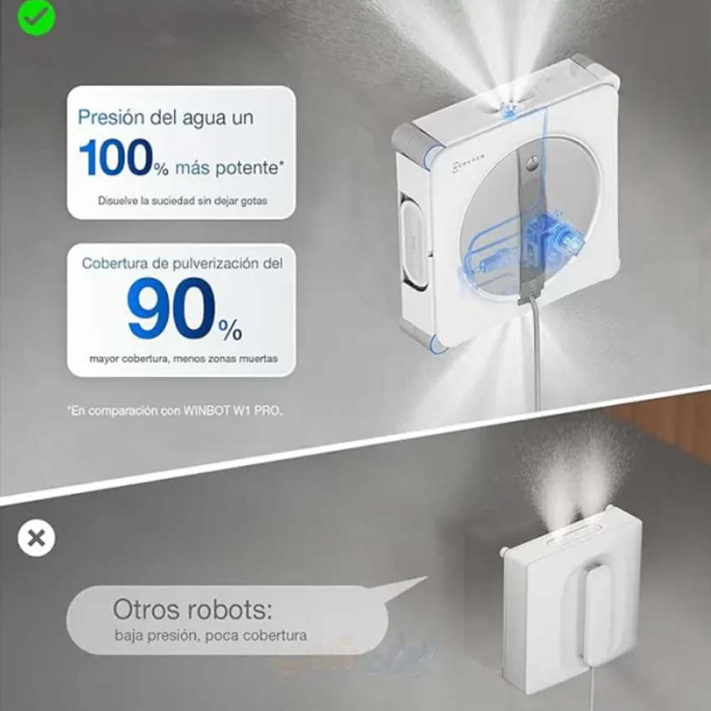 معرفی ربات شیشه پاک کن اکووکس مدل Ecovacs WINBOT W2s