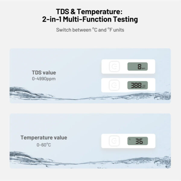 معرفی قلم تست سلامت آب شیائومی مدل ATuMan TDS Water Quality Test Pen