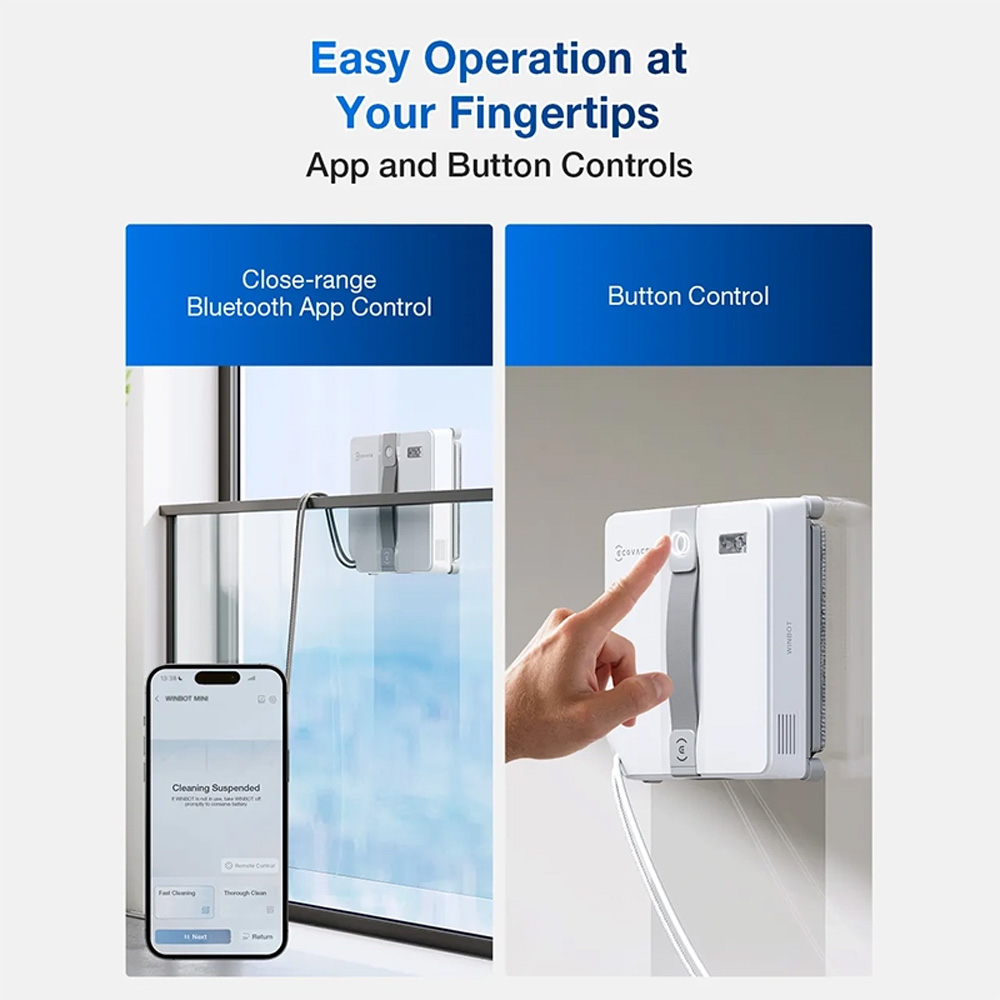 ربات شیشه پاک کن اکووکس مدل Ecovacs WINBOT mini