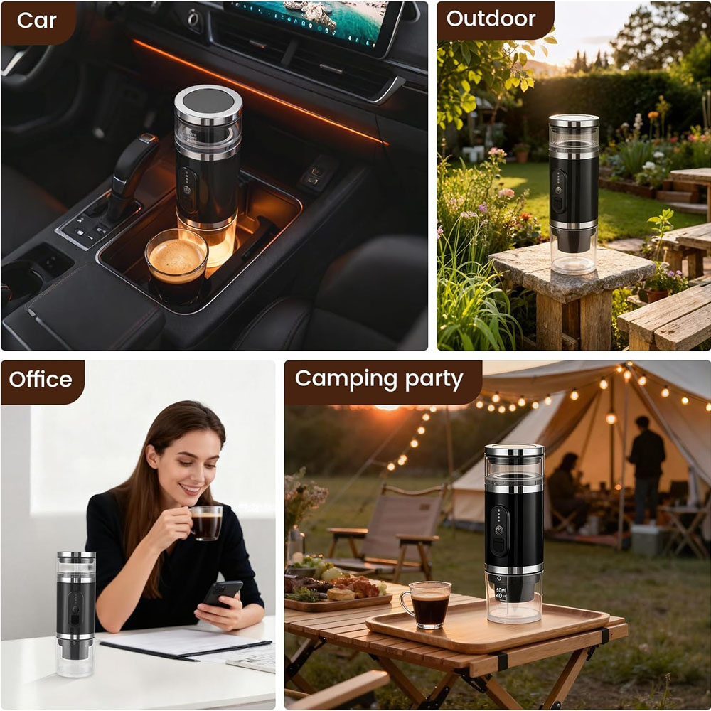 Layer 8 معرفی دستگاه اسپرسو ساز شارژی قابل حمل مدل Blue Fire Portable Espresso Maker BF 2-26