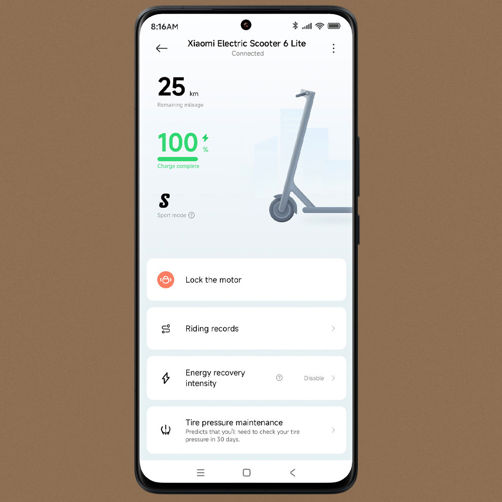 Layer 15 اسکوتر برقی شیائومی مدل Xiaomi Electric Scooter 6 Lite