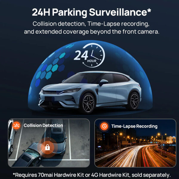 دوربین خودرو شیائومی مدل 70mai M800 Dash Cam Set