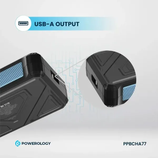 پاوربانک خورشیدی 27000 میلی آمپر پاورولوژی مدل Powerology 27000mAh Solar Wireless Charging Power Bank PPBCHA77