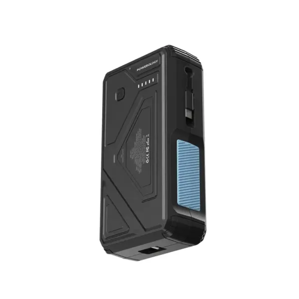 پاوربانک خورشیدی 27000 میلی آمپر پاورولوژی مدل Powerology 27000mAh Solar Wireless Charging Power Bank PPBCHA77