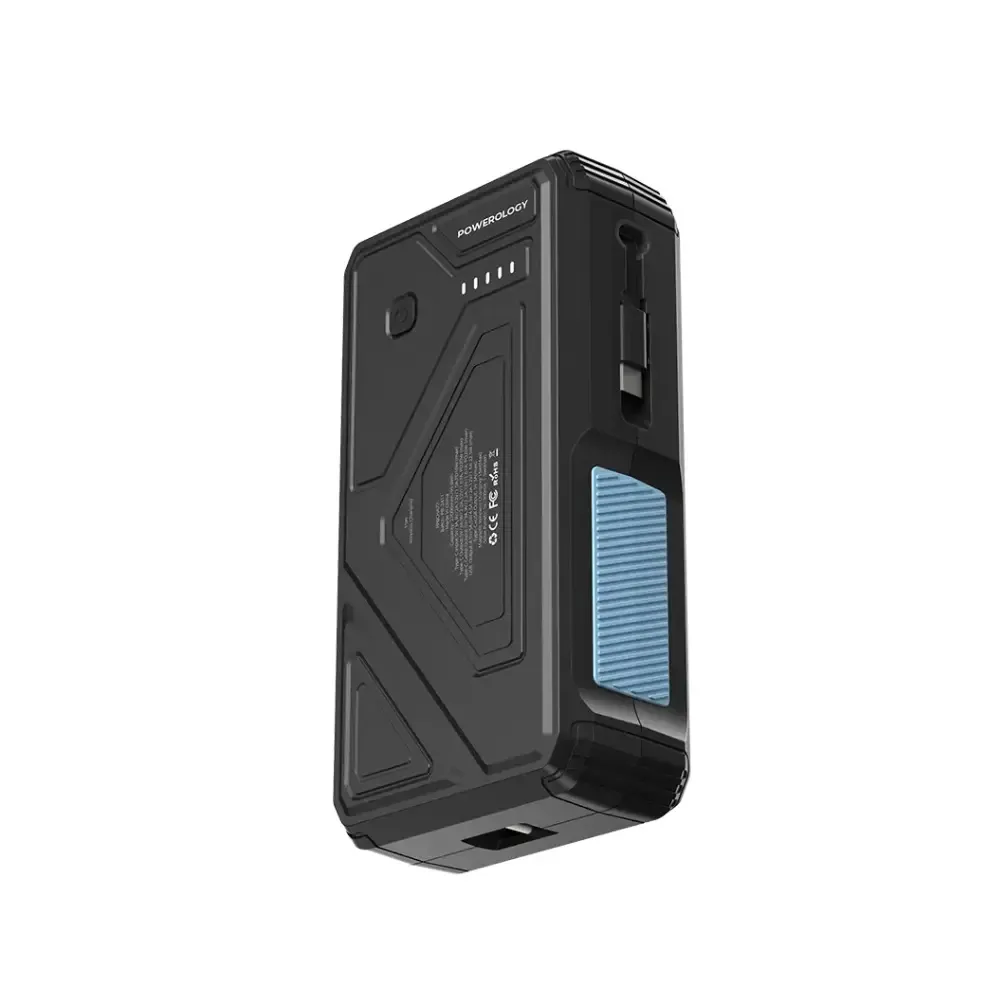 پاوربانک خورشیدی 27000 میلی آمپر پاورولوژی مدل Powerology 27000mAh Solar Wireless Charging Power Bank PPBCHA77 پاوربانک خورشیدی 27000 میلی آمپر پاورولوژی مدل Powerology 27000mAh Solar Wireless Charging Power Bank PPBCHA77