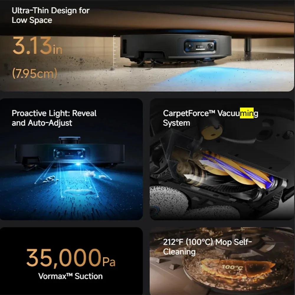 جارو رباتیک شیائومی مدل Dreame X60 Ultra Complete Robot Vacuum؛ نسل جدید نظافت هوشمند خانه