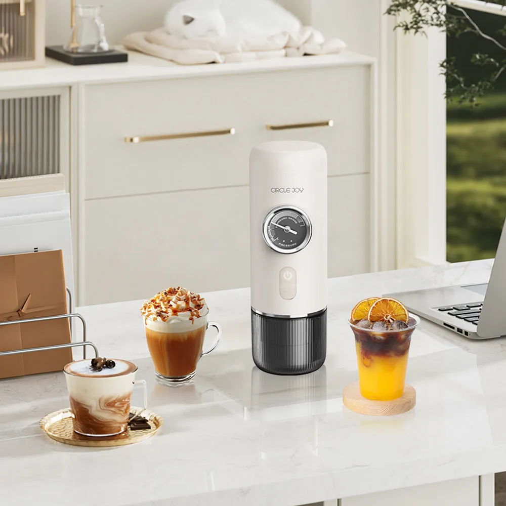 دستگاه اسپرسو ساز شارژی قابل حمل مدل Circle Joy Portable Espresso Electric Coffee Machine Plus CJ-KFJ04