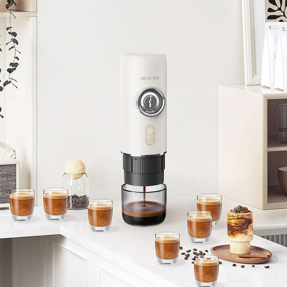 دستگاه اسپرسو ساز شارژی قابل حمل مدل Circle Joy Portable Espresso Electric Coffee Machine Plus CJ-KFJ04 (3) دستگاه اسپرسو ساز شارژی قابل حمل مدل Circle Joy Portable Espresso Electric Coffee Machine Plus CJ-KFJ04