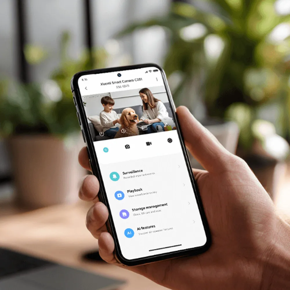 دوربین نظارتی هوشمند شیائومی مدل Xiaomi Smart Camera C201 (7) دوربین نظارتی هوشمند شیائومی مدل Xiaomi Smart Camera C201