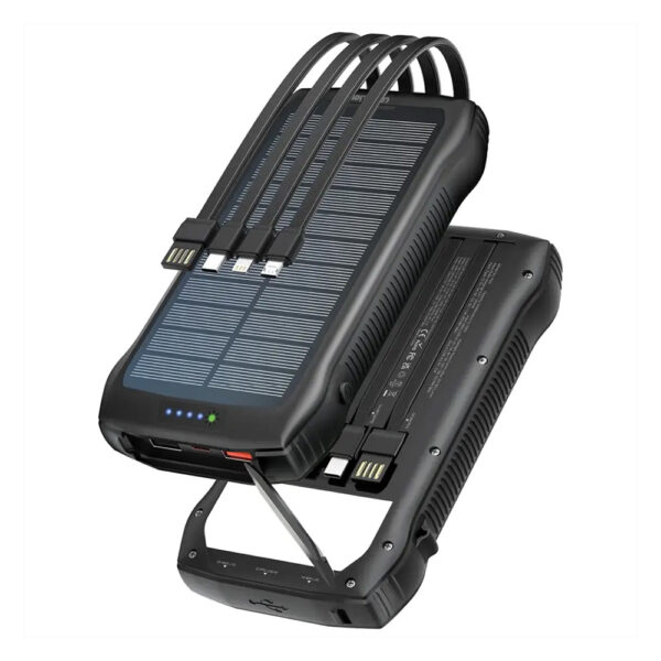 پاوربانک خورشیدی 20000 میلی آمپر گرین لاین مدل Green Lion Solar Force 20000mah powerbank GL-PX82