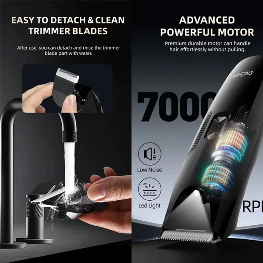 ماشین اصلاح چندکاره شیائومی مدل Enchen Electric Shaver Spark 3