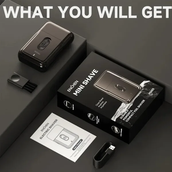 ماشین ریش تراش شیائومی مدل Enchen Mini Electric Shaver MS003
